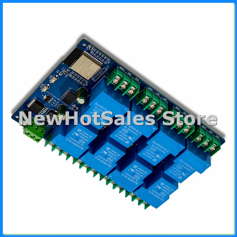 Relay 8 Channel Board - Modul Relai 8 Saluran 30A DC7-28/5V
