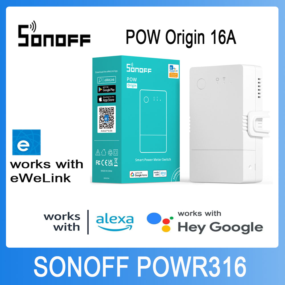 Sonoff Basic Switch - SONOFF POWR316 Pow Asal Smart Power