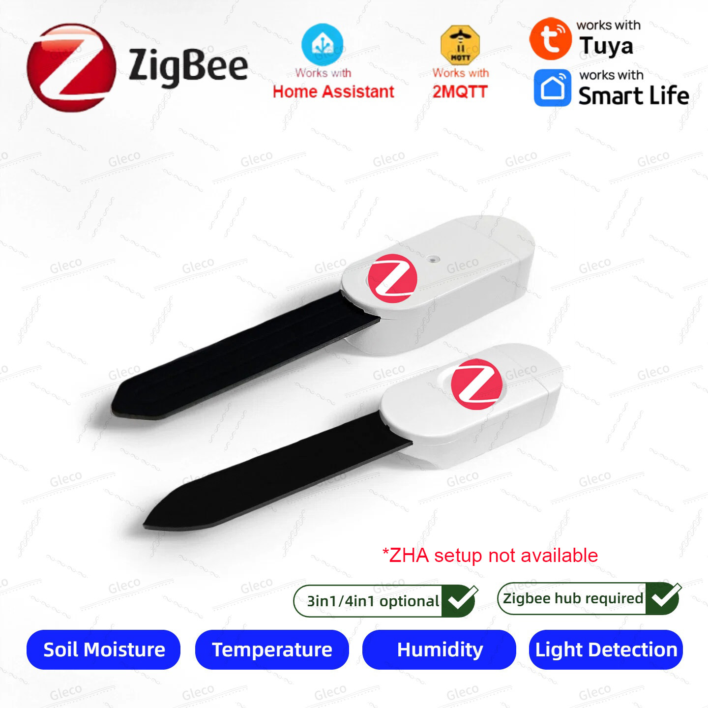 Home Automation Ideas - Zigbee Sensor Kelembapan Tanah Meteran Suhu