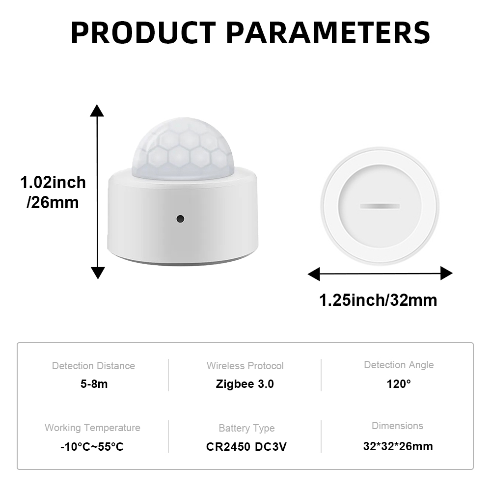 Sensor Cahaya Tuya ZigBee Sens - Home Automation Ideas ulasan dan harga