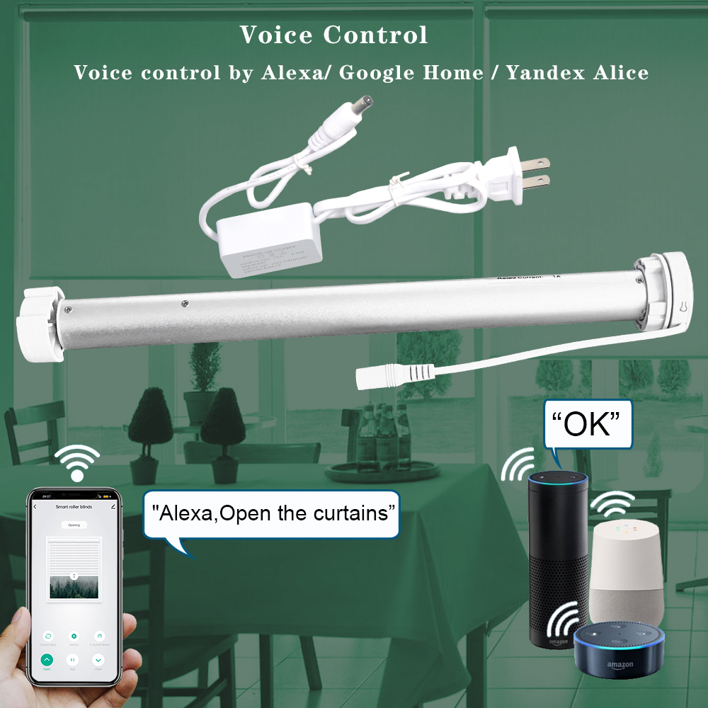 Tuya WiFi Mini Motorized Rolle - Home Automation Ideas ulasan dan harga