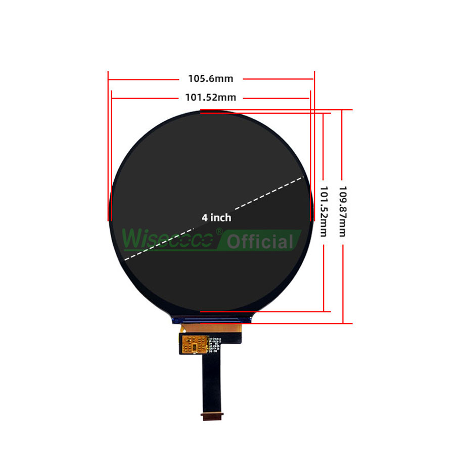 Wisecoco Layar LCD Bundar 4 In - Home Automation Raspberry Pi ulasan dan harga