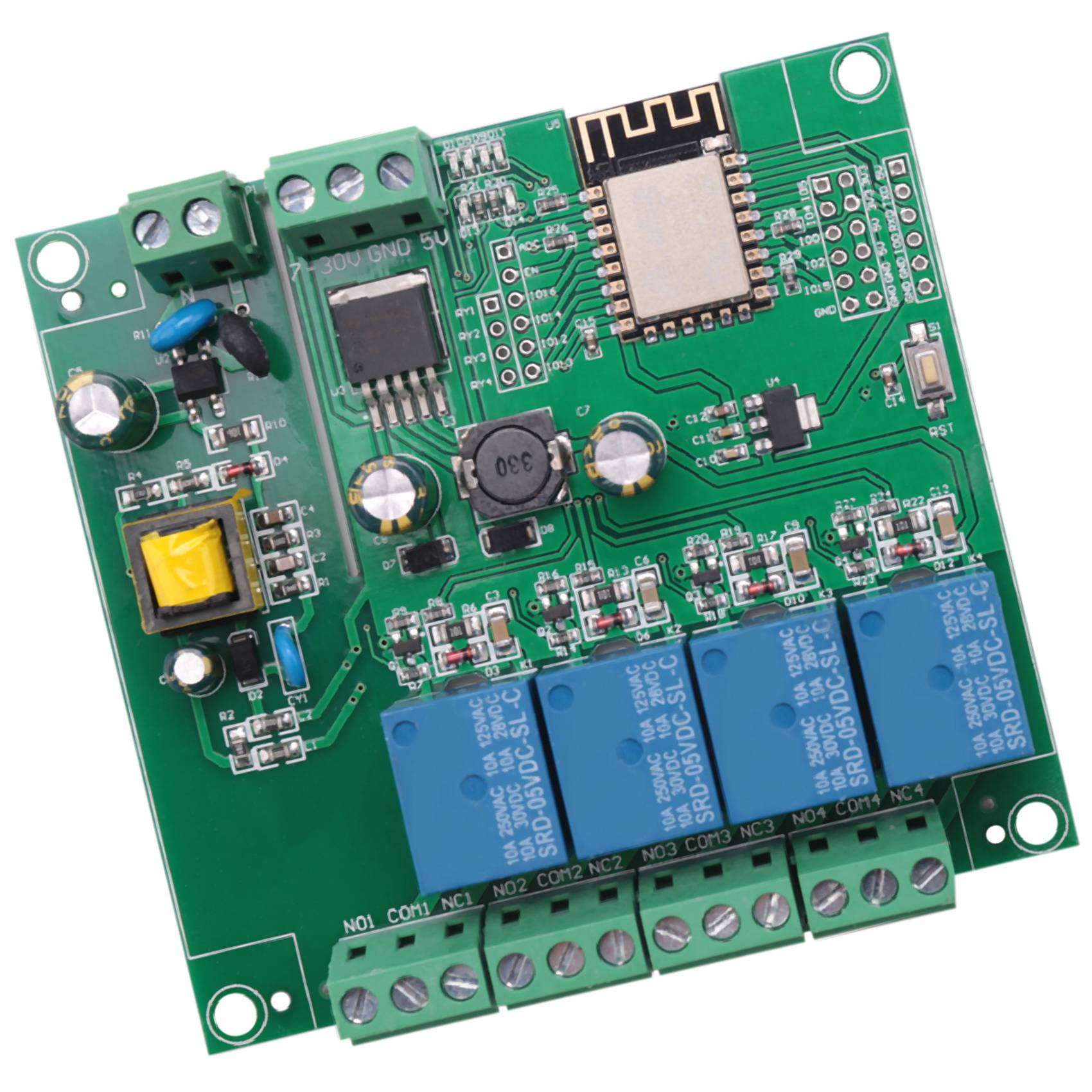 SCLS ESP8266 Modul Relai 4 Sal - Relay 8 Channel Board ulasan dan harga
