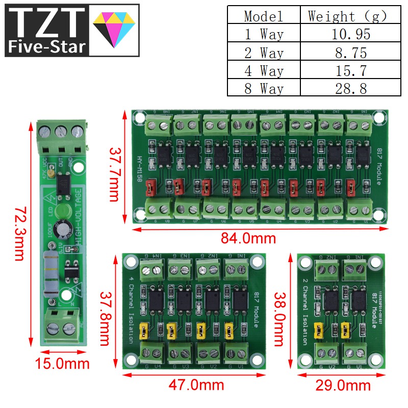 PC817 1 2 4 8 Saluran Optocoup - Relay 8 Channel Board ulasan dan harga