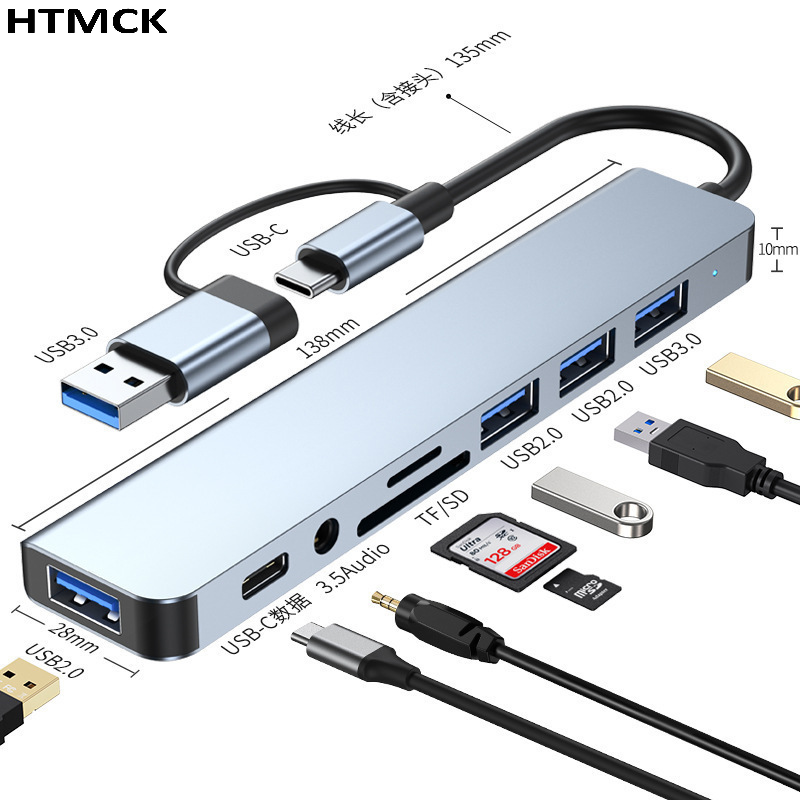 Hub USB C 8 in 2 Multi Port Do - Home Assistant Sd ulasan dan harga