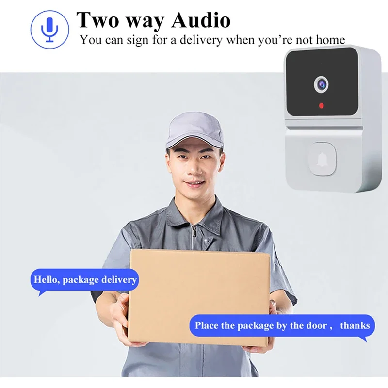 Bel Pintu Visual Pintar Nirkab - Smart Doorbell Wired ulasan dan harga