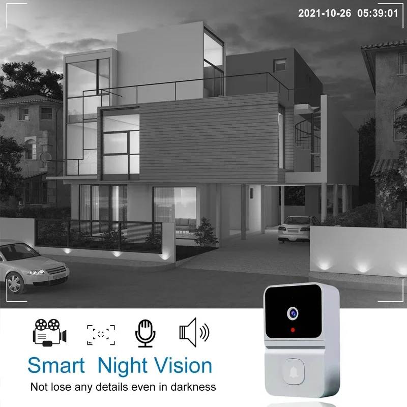 Bel Pintu Visual Pintar Nirkab - Smart Doorbell Wired ulasan dan harga