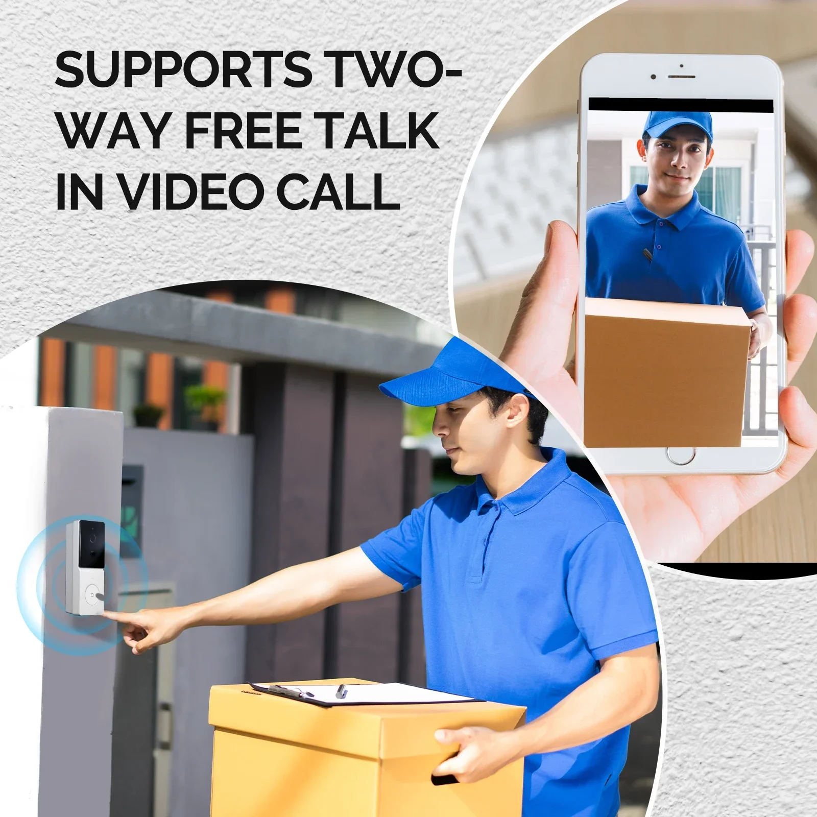 MOES Tuya kamera bel pintu Vid - Smart Doorbell Wired ulasan dan harga